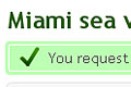 The final booking step, system saves user request and prints him message.