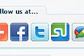 Standard size horizontal arranged icons, services kit is manageable from admin panel.
