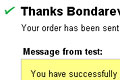 Payment Completed on Google Checkout service website, redirecting to store