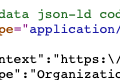 LD-JSON Code in page source